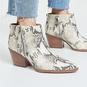 Sam Edelman Walden Snakeskin Booties